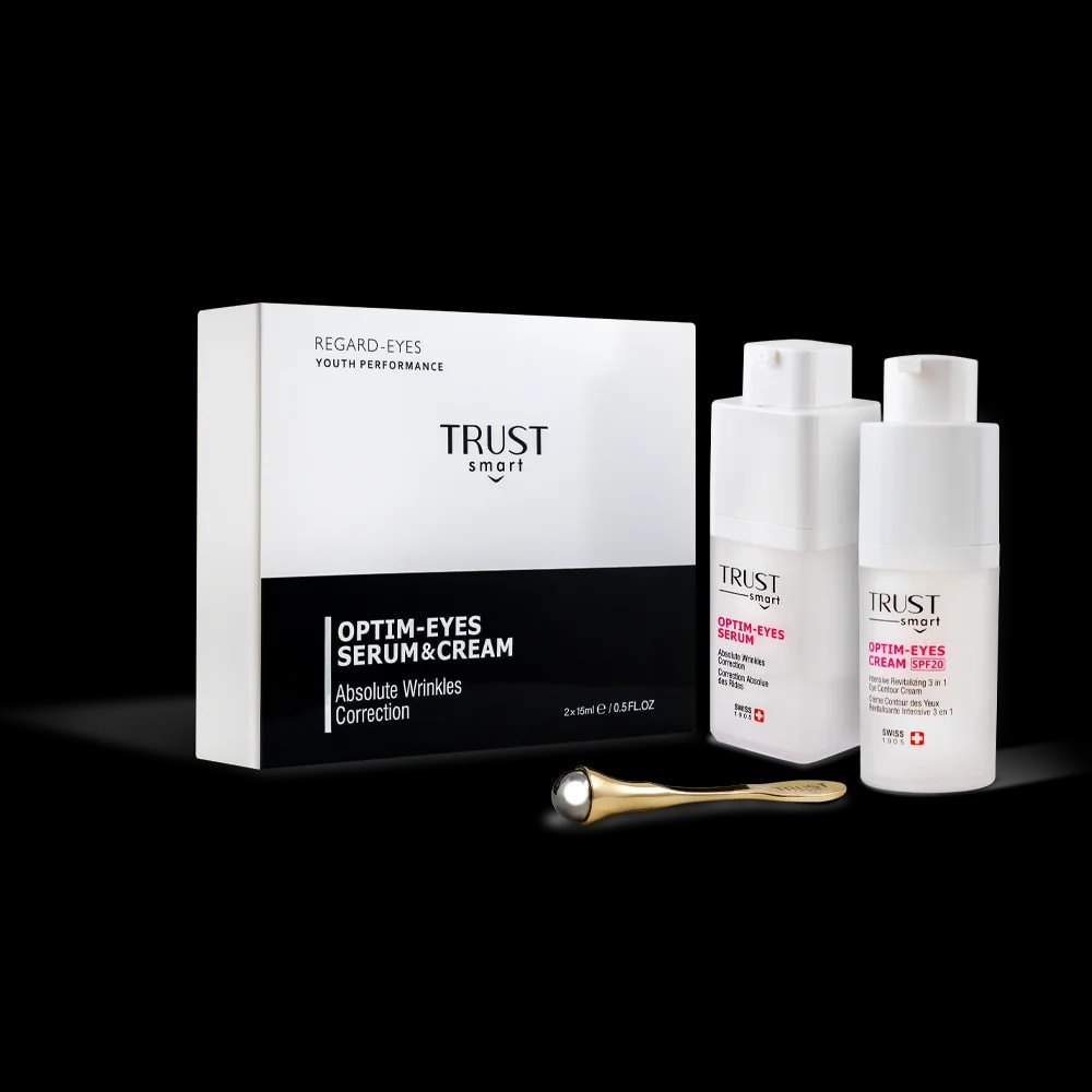 کیت جوانساز دورچشم تراست ( سرم دورچشم ، کرم ضد پف و تیرگی دورچشم ، گواشا رایگان)